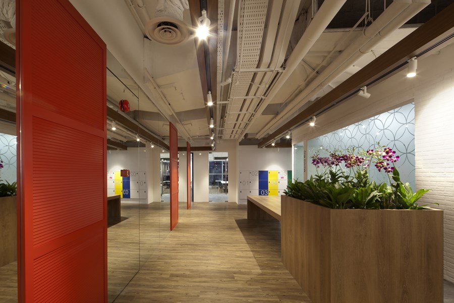 Booking.com's Singapore office by ONG&ONG group 29