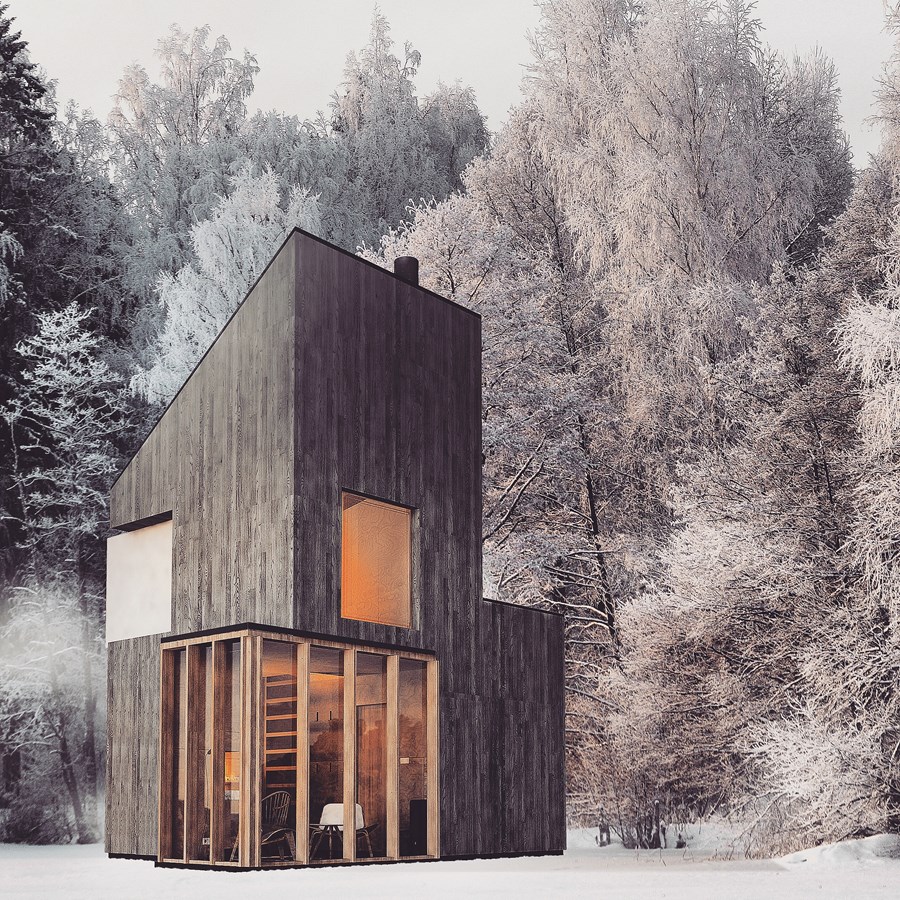 Ski Hut by Fo4a architecture 01