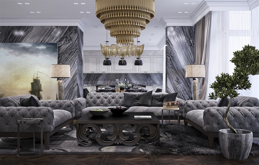 Luxury design in the neoclassical style by Building Evolution 02