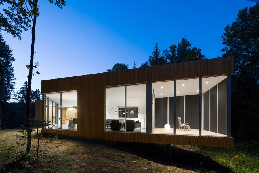 House on Lac Grenier by Paul Bernier Architecte 02