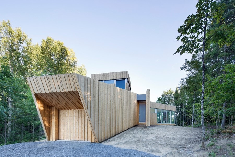 House on Lac Grenier by Paul Bernier Architecte 04