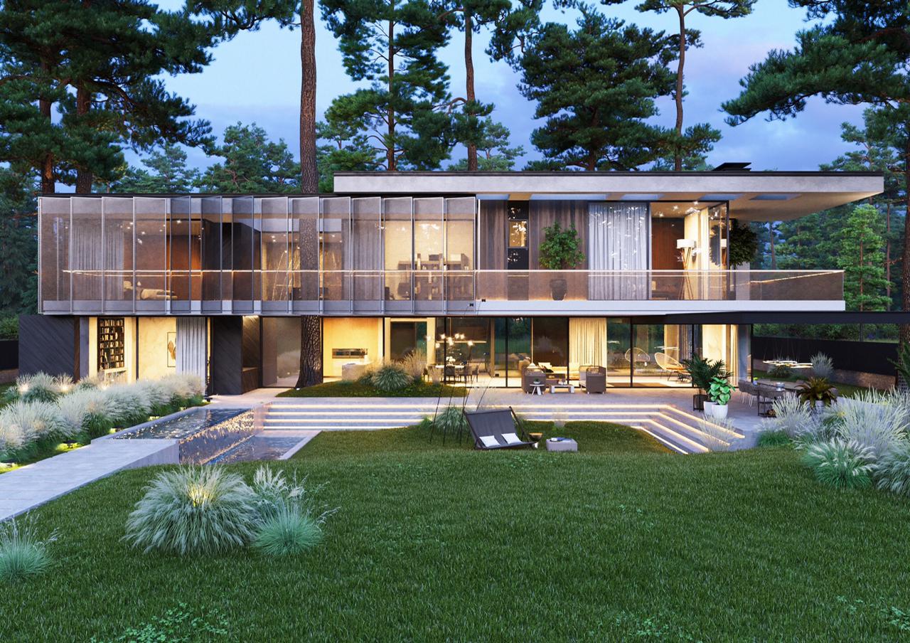 Modern villa in Moscow by Kerimov Architects