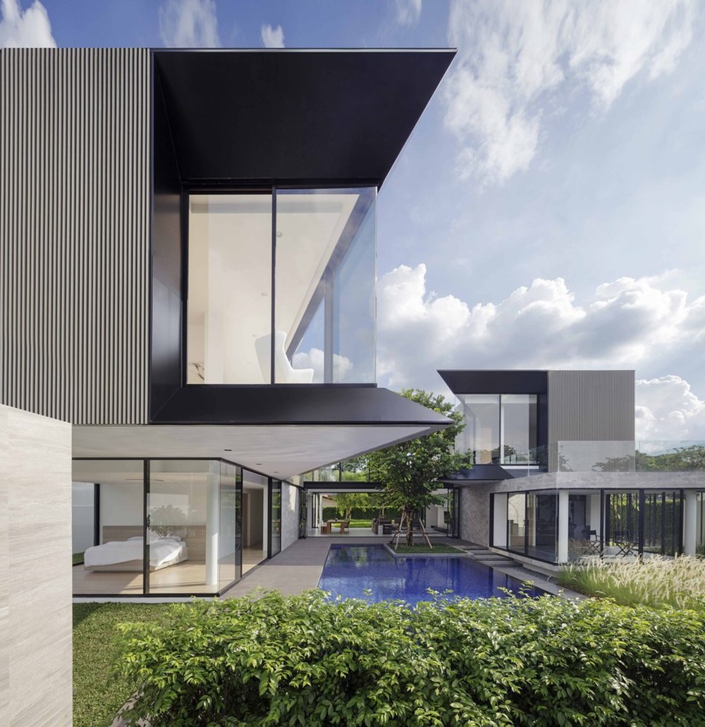 Aluminium House by Ayutt and Associates design
