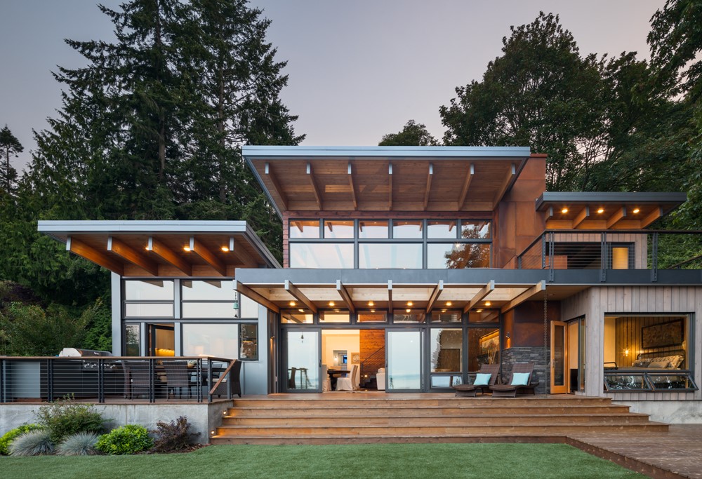 Island Retreat by by Coates Design Seattle Architects